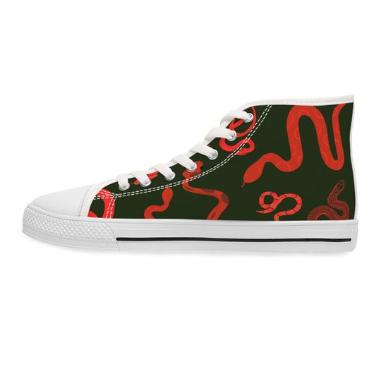 Women's Reputation inspired snake High Top Sneakers