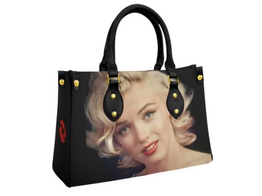 Marilyn Monroe "MARILYN" Leather Bag, Gift for Women