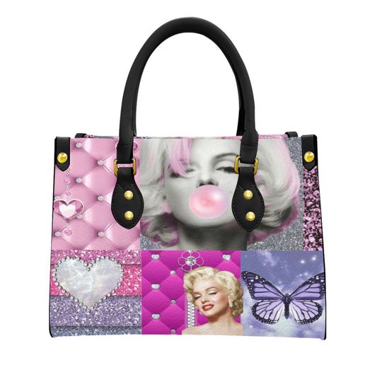 Marilyn Monroe "Pink" Leather Bag, Gift for Women