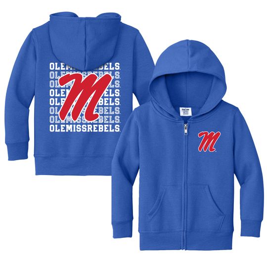 Ole Miss Rebels Full Zip Hoodie