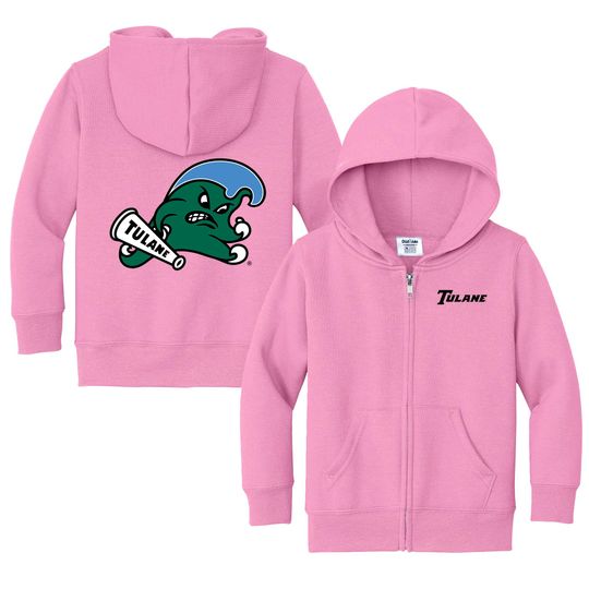 Tulane Green Wave Full Zip Hoodie