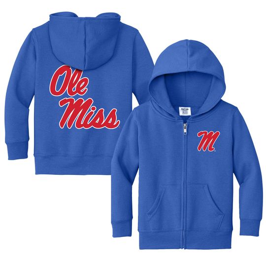 Ole Miss Rebels Full Zip Hoodie