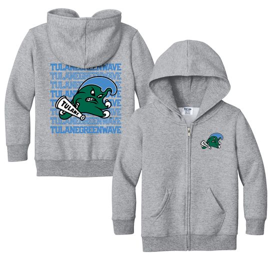 Tulane Green Wave Full Zip Hoodie