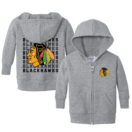 Chicago Blackhawks "Retro" Full Zip Sweatshirt - NHL Hockey Kids Apparel