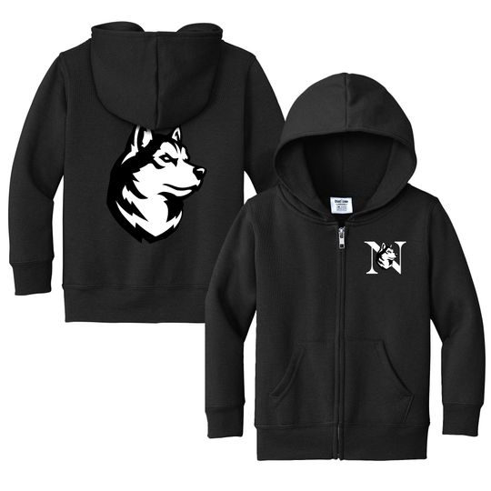 Northeastern Huskies  Full Zip Hoodie