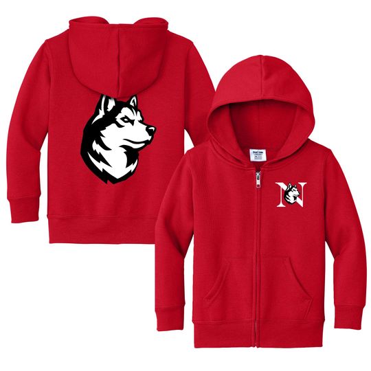 Northeastern Huskies  Full Zip Hoodie