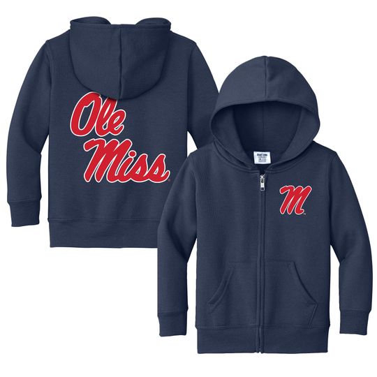 Ole Miss Rebels Full Zip Hoodie