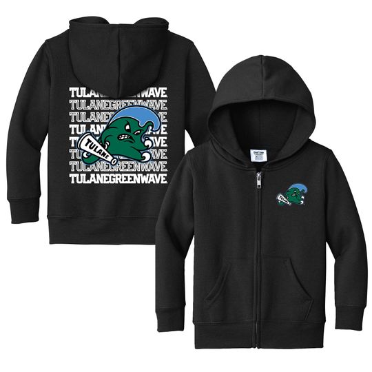 Tulane Green Wave Full Zip Hoodie
