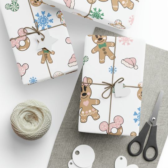 Disney inspired Wrapping Papers, christmas snaks