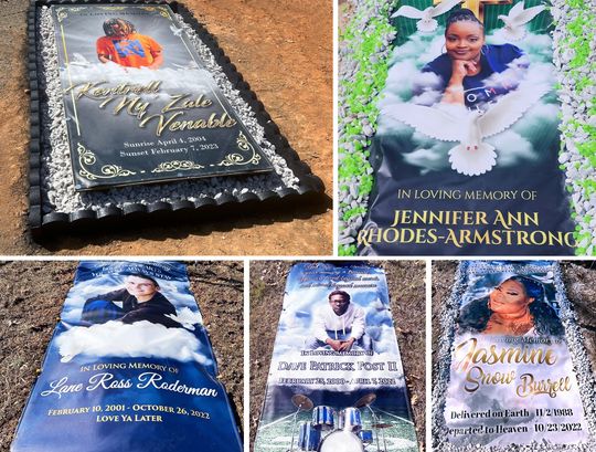 Custom Grave Blanket, Custom Memorial Grave Blanket, In Loving Memory Sign