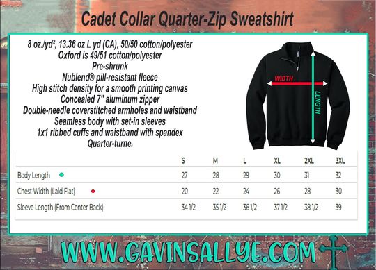 Glitter Cheer Quarter-Zip Pullover Sweatshirt