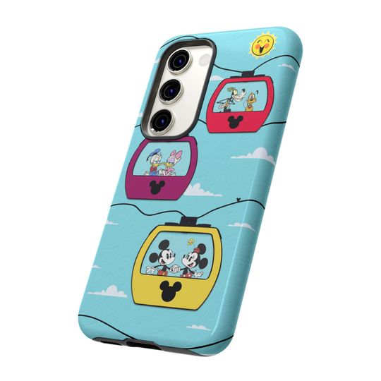 Mickey & Minnie Skyliner iPhone Case with Blue Sky Disney WDW