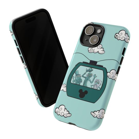 WDW Skyliner Hitchhiking Ghosts iPhone Case