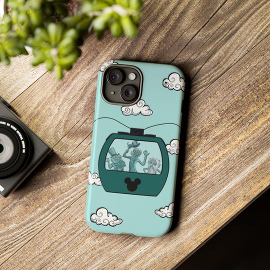 WDW Skyliner Hitchhiking Ghosts iPhone Case