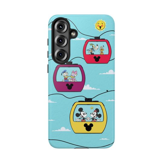 Mickey & Minnie Skyliner iPhone Case with Blue Sky Disney WDW