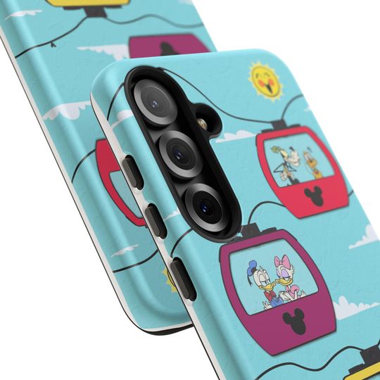 Mickey & Minnie Skyliner iPhone Case with Blue Sky Disney WDW