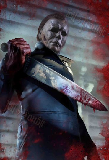 Michael Myers Poster, Halloween Wall Art