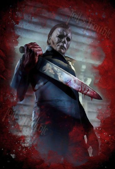 Michael Myers Poster, Halloween Wall Art