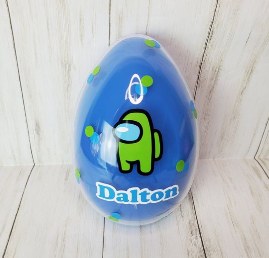 Personalized Easter Egg, Among us easter, Easter basket