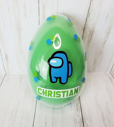 Personalized Easter Egg, Among us easter, Easter basket
