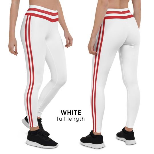 Retro Cincinnati Reds Baseball Uniform Leggings from 1988 to 1992