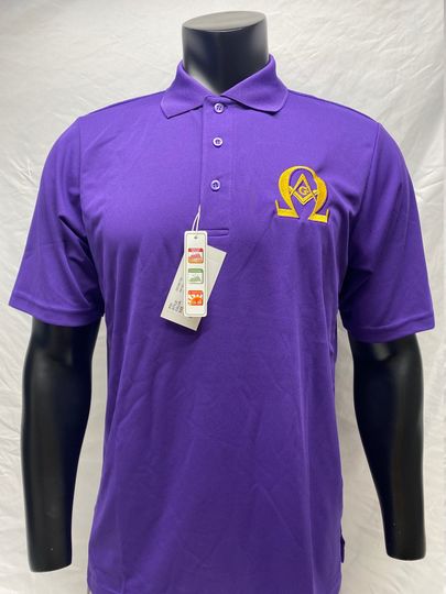 Omega Psi Phi 3D OMEGA/MASONIC EXTREME Performance Polo