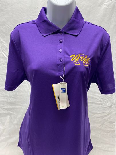 Omega Psi Phi (Omega Wife) Direct Embroidered Extreme Core Polo Female Cut