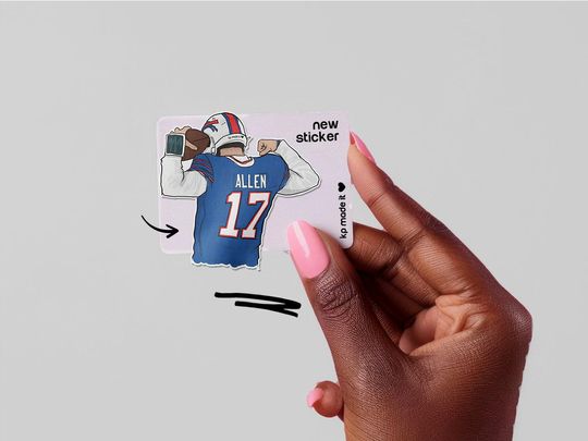 Josh Allen x Buffalo Bills Sticker