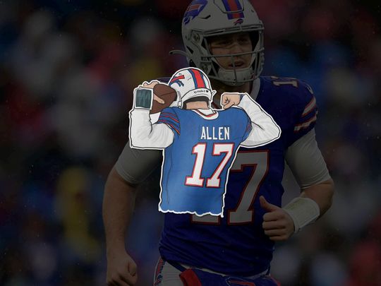 Josh Allen x Buffalo Bills Sticker