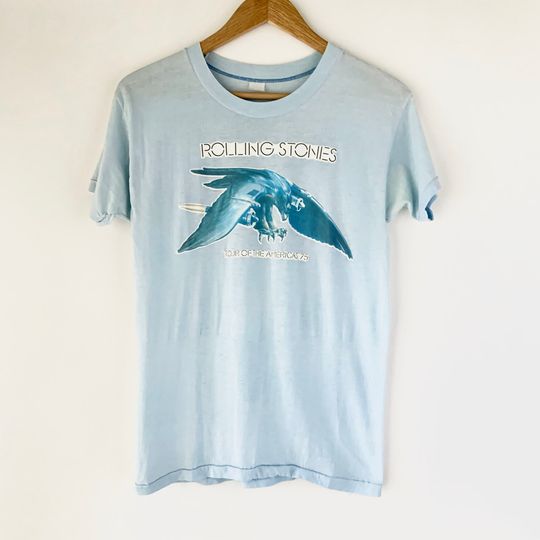 1975 Rolling Stones Vintage Tour Band Rock Shirt 70s