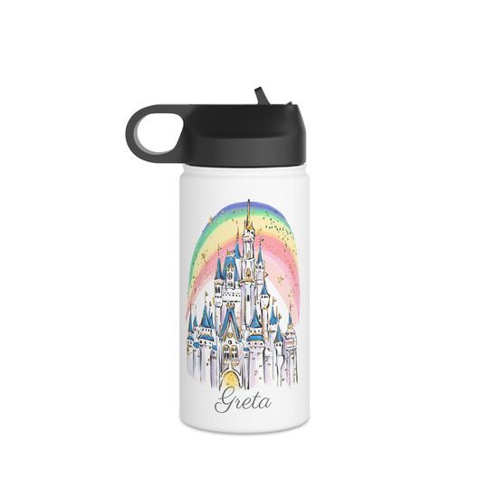 Child's Disney Castle Water Bottle (Greta)