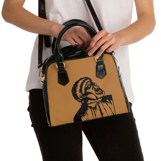 Wolf Man Shoulder Handbag