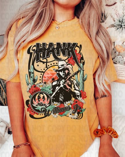 Hank Williams Jr Comfort Colors Shirt, Hank Williams Shirt, Country Music Shirt