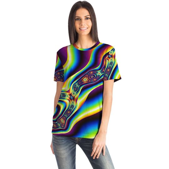 Psychedelic Fractals Dmt Lsd Abstract Cells 3D T Shirt