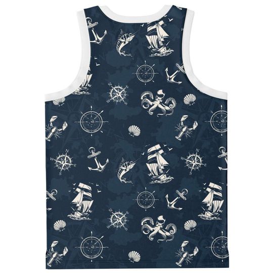 The Sailor's Ship Anchor Classic 3D Tank Top
