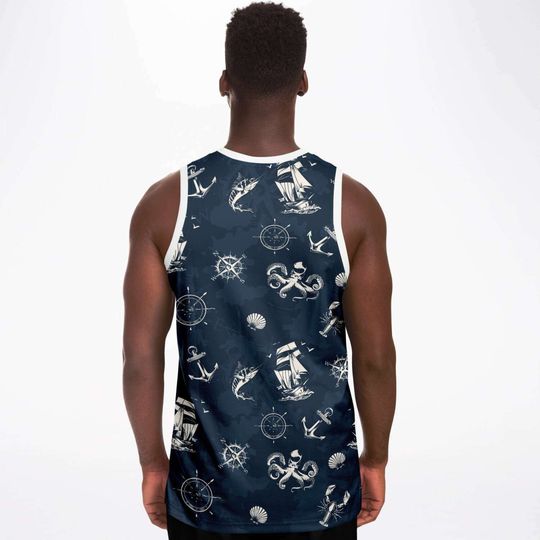 The Sailor's Ship Anchor Classic 3D Tank Top