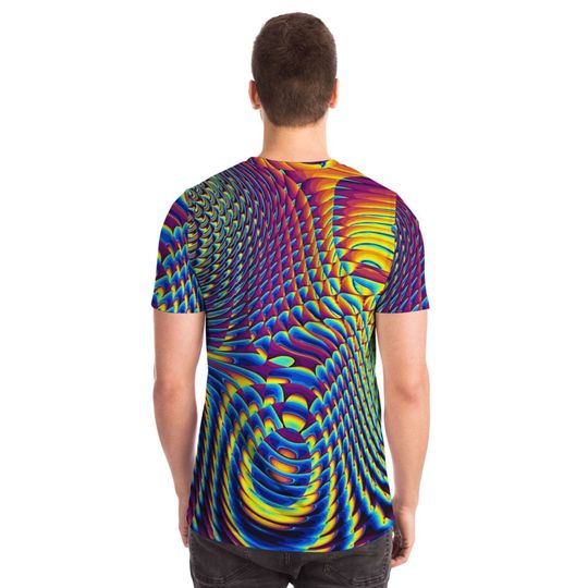 Psychedelic Fractals Spirals Festival EDM DMT LSD 3D T Shirt