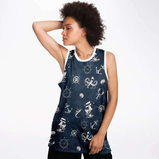 The Sailor's Ship Anchor Classic 3D Tank Top