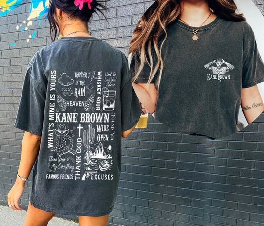 Kane Brown Drunk Or Dreaming Tour Double sided hoodie