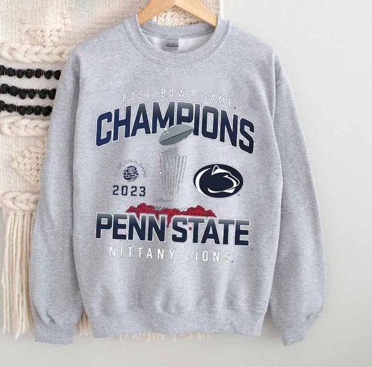 2023 Penn State Champions Rose Bowl Sweatshirt, Rose Bowl Penn State vs Utah College Football