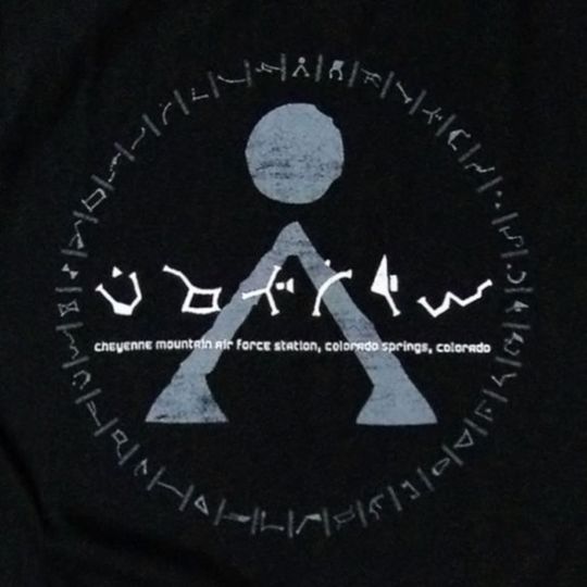 Stargate inspired T-shirt - Origin Earth Symbol