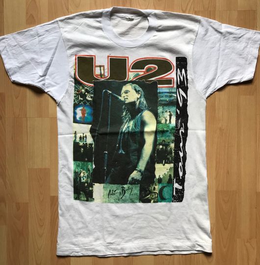 1993 U2 T-shirt "Zooropa Tour 93 " OG Press Single Stitch