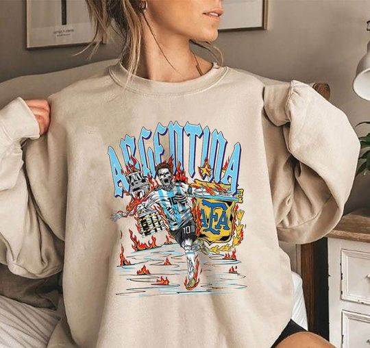 Sana Detroit x Messi Shirt, Sana Detroit Messi Sweatshirt, Messi Argentina World Cup Qatar 2022 Sweatshirt
