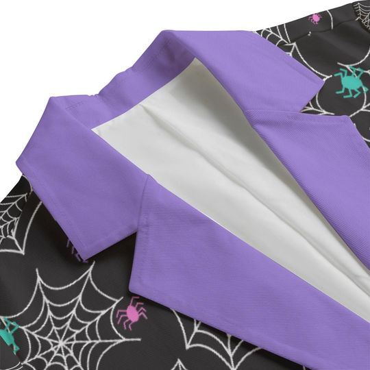 Halloween Spiderweb Blazer Punk Halloween Ladies