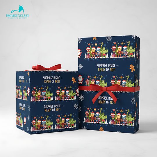 Hulk Christmas Wrapping Paper: Superhero Holiday Gift Wrap