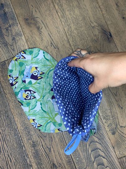 Personalized BlueyDad Christmas Stocking: Custom Initial