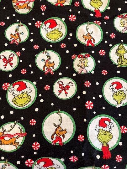 Personalized funny character Christmas Stocking: Custom Fabric & Ribbon