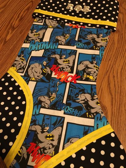 Superhero Theme Stocking