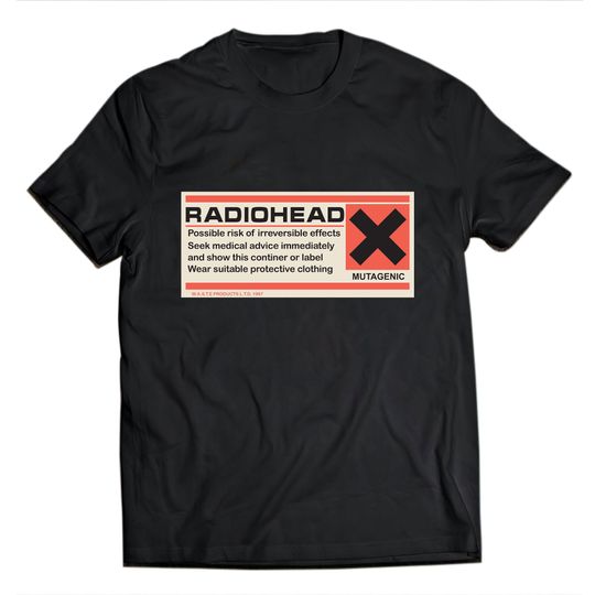 Vintage 1997 Radiohead Ok Computer Mutagenic Album T-Shirt