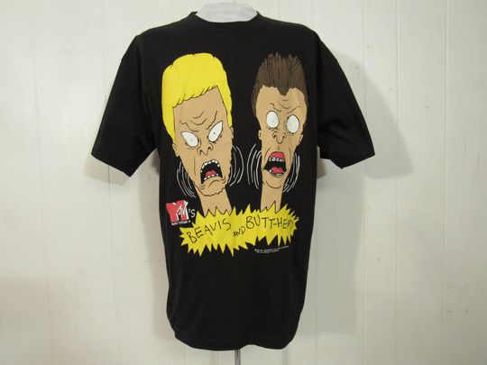 Beavis and Butt-head t shirt, 1990s t shirt, MTV t shirt